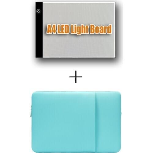 New A4 LED Light Board Storage Bag Set Diamond Painting Accessories Embroidery Tool Cross Stitch Kit