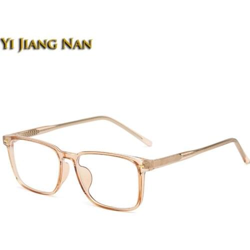 Women TR90 Optical Prescription Glasses Frame Square Lightweight Strong Eyeglasses Spectacle Clear Lens Men Fashion Eyewear