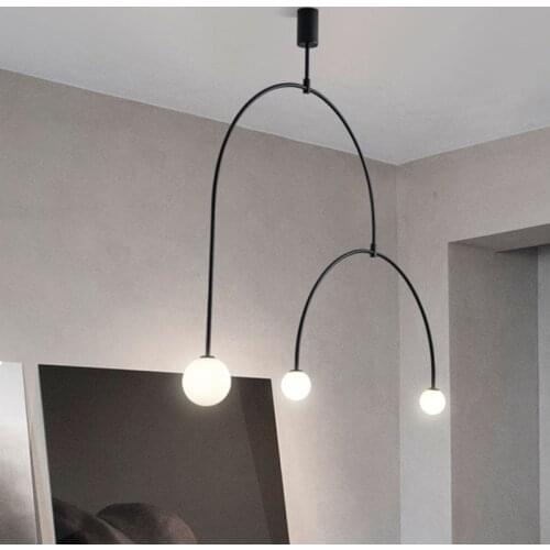 Postmodern Pendant Light Nordic Designer Geometry Hanglamp Lights Lamp for Living Room Decor Dining Room Loft Led Hanging Lights