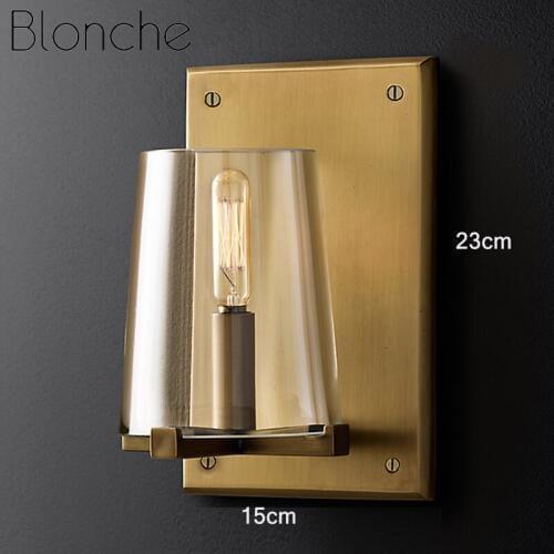 Post Modern Retro Wall Lamp for Home Bedroom Corridor Aisle Stairs Vintage Decor Light Fixtures Metal Led Sconce Luminaire E14