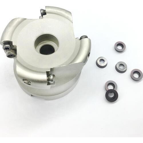 RPMW1003 10pcs + EMR 5R63-22-4T 1pcs Milling Cutter carbide Insert Face Mill Shoulder Cutter For Milling Machine