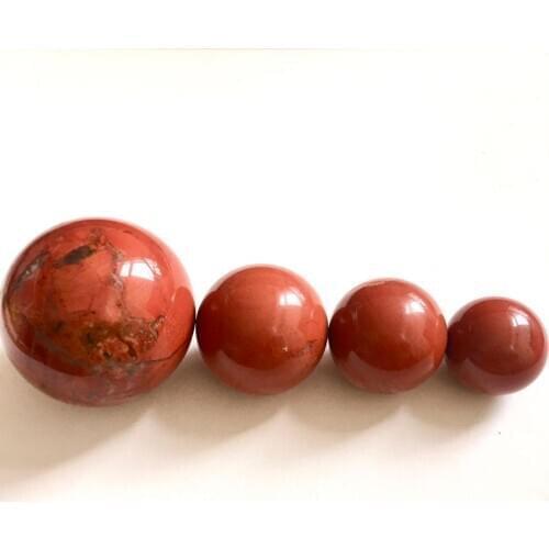 Natural Red Jasper Crystal Sphere Balls Reiki Healing Specimen Natural Quartz Crystals Healing Sphere 1 Piece