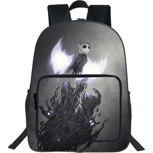 3D Print Schoolbags Hollow Knight Backpack Men Women Hot Game Harajuku Teenager Bookbag Boy Girl Bag Cartoon Cute Knapsack