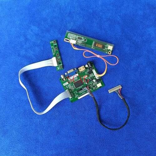 HDMI-compatible AV VGA LVDS 30 Pin LCD controller board 1CCFL DIY Kit screen For LP154WX4-TLA1/TLA2/TLA3/TLAB/TLB2/TLB4 1280*800