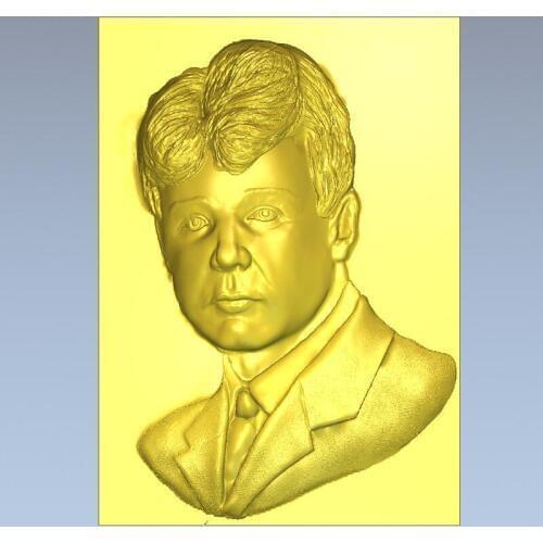 High quality 3d model relief for cnc or 3D printers in STL file format Yesenin