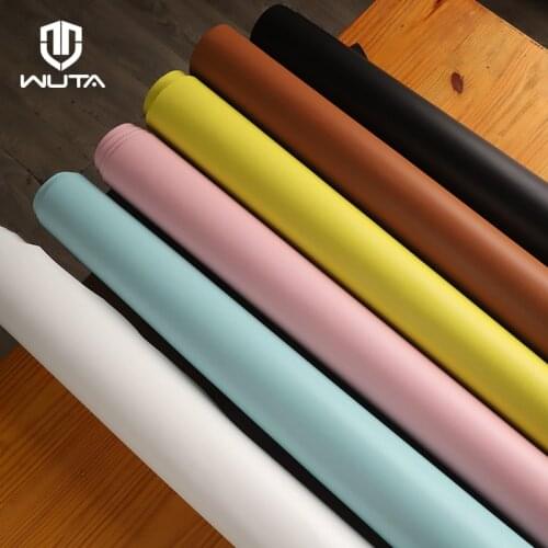 WUTA New 30x60 cm Genuine Cowhide Leather Piece DIY Craft Material Waterproof Chrome Tanned Leather-6 Color Available