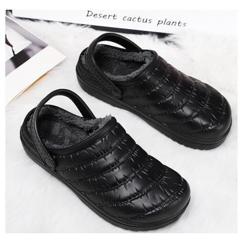 Winter Mens Slippers Warm Waterproof Women Fur Slippers Lovers Home Slippers Mens House Shoes Woman Wholesale Big Size
