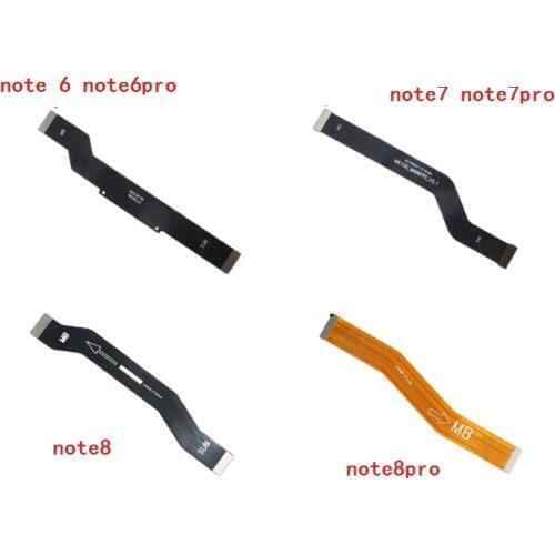 10PCS For Xiaomi Redmi note 6 note 7 pro note 810 PCS New Main Motherboard Connector Board Mainboard Flex Cable