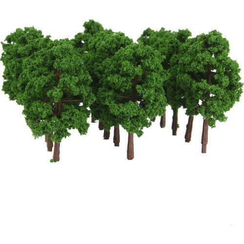 20Pcs Tree Model Train Railway Diorama Wargame Park Scenery Layout 1:150 N Scale