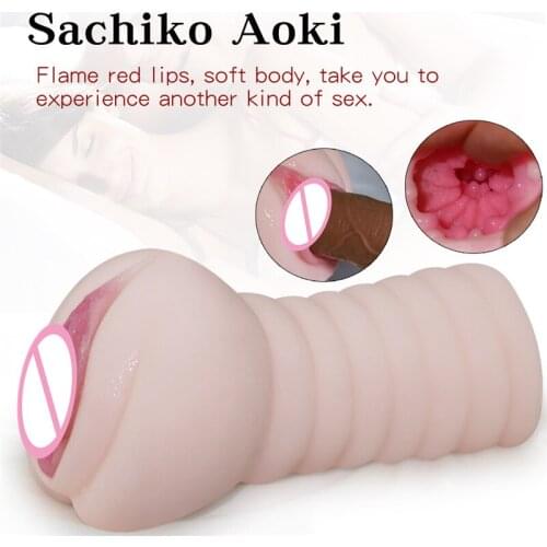 3D Artificial Vagina Male Masturbators Cup Soft Deep Throat Realistic Pocket Real Pussy Anal Soft Silicon Sex Toys for Men