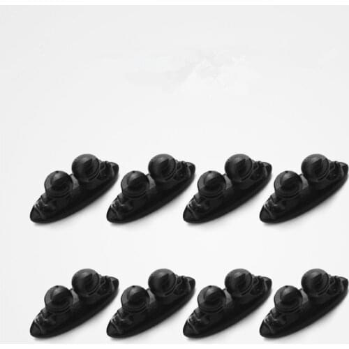 8PCS/LOT Car Wire Cord Clip Cable Holder Tie Fixer Organizer Drop Self-Adhesive Clamp Cable Clips