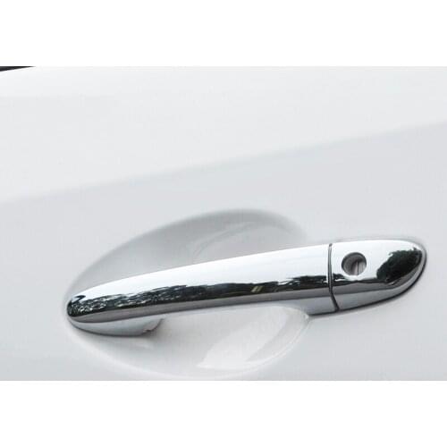 ABS chrome For Mazda CX-3 CX3 2016 2017 2018 ABS LHD Car door protector Handle Decoration Cover Trim car accessories 8pcs