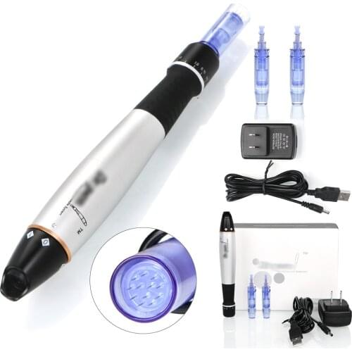 Auto Electric Roller Pen Micro Needles Skin Rejuvenation Wrinkle Removal Anti-Acne Beauty Salon Machine
