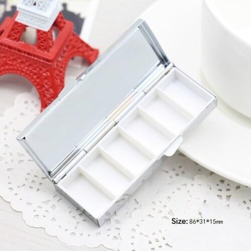 Pill Cases Travel Essential Pill Splitters 3 Grids 6 Grids Folding Pill Case 7 Day Tablet Container Medicines Organizer Pill box