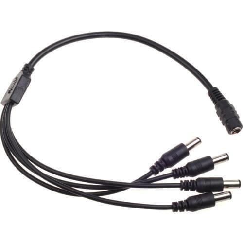 GADINAN Wholesale 1 to 4 DC Power 4-Port Splitter Adapter Adaptor Cable CCTV Camera