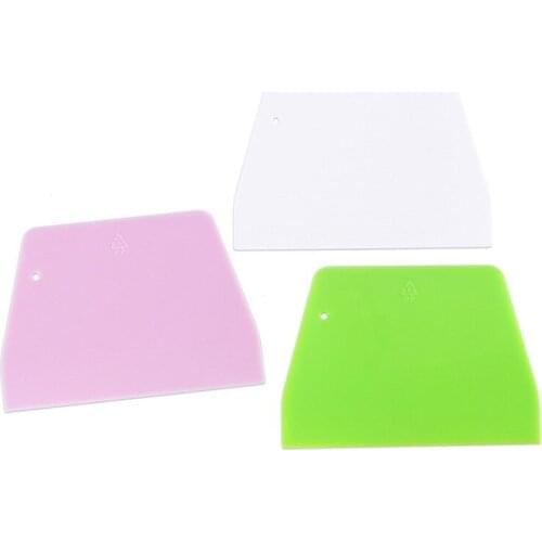 Baking Pastry Tools Plastic Spatula Dough Scraper Plain Smooth s Cutters Cake Tool Confectionery
