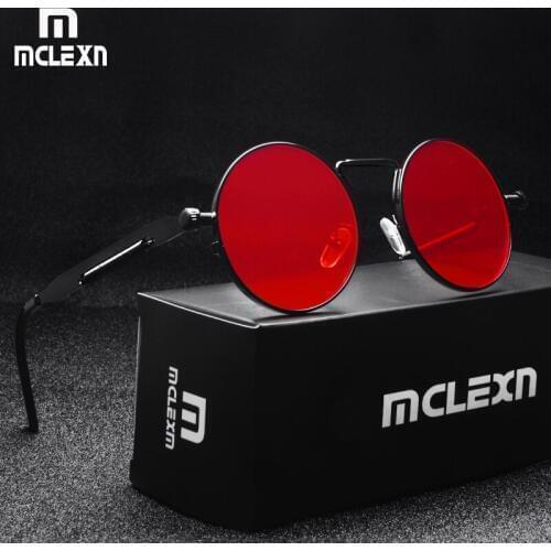 Round Steampunk Sunglasses Women Men Fashion Retro Circle Metal Steam Punk Sunglasses Men Gold Black Goggles UV400 2020 New