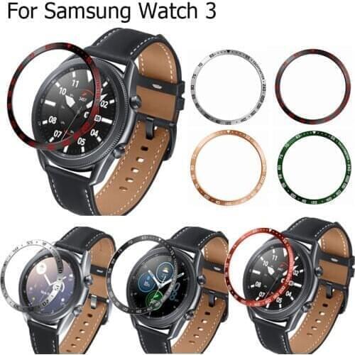 For Samsung Galaxy Watch 3 41mm/45mm Stainless Steel Metal Bezel Ring Case Frame Protection Cover For Samsung Galaxy Watch 3