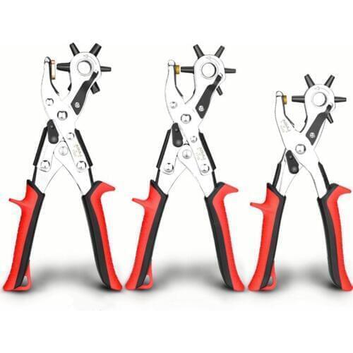 Effortless Leather Belt Puncher Belt Multi-functional Punch Pliers DIY Household Pants with Table Drill Hole Machine Tool
