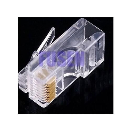 100 X RJ45 RJ-45 CAT5 Modular Plug Network Connector