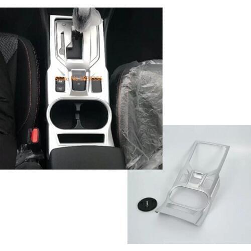 For SUBARU XV 2018 2019 2020 Car Styling Sticker Middle Handbrake Gear Panel Shift Stall Paddle Cup Switch Frame Trim 1pcs