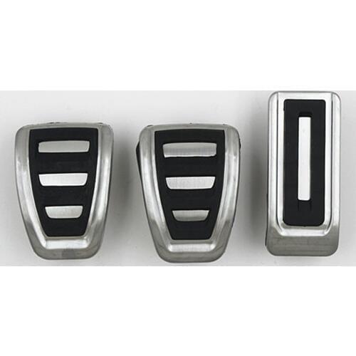 Stainless steel Fuel Brake Footrest Pedal for vw Transporter Multivan T5 T6 Caravelle California