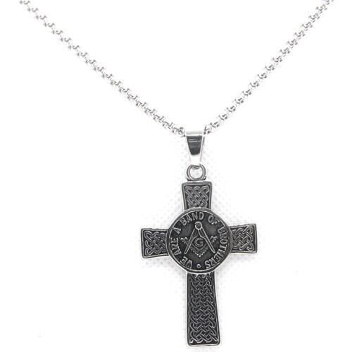 Support Dropship 2019 Trendy Design cross Pendant 316L Stainless Steel Fashion Jewelry punk style cross Pendant