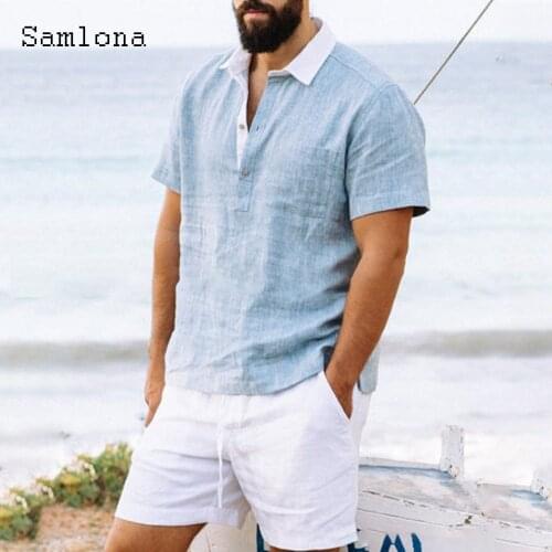 Samlona Men's Beach (Hawaiian) Shirts