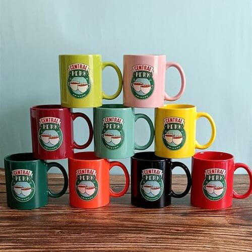 Friends TV Show Series Central Perk Ceramic Coffee Mug 330ml Friends Central Perk Cappuccino Tea Cup