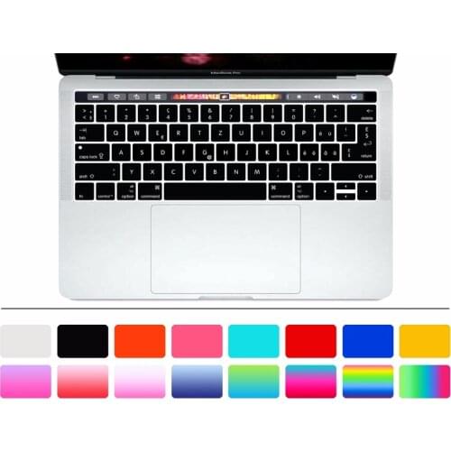 Swiss Switzerland EU / US Silicone Keyboard Cover Protector For MacBook New Pro 13" A1706 and Pro 15" A1707 With Touch Bar 2016