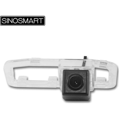 SINOSMART In Stock Car Rear View Reversing Parking Backup Camera for Kia RIO Firm Installation in Number Plate Light Hole