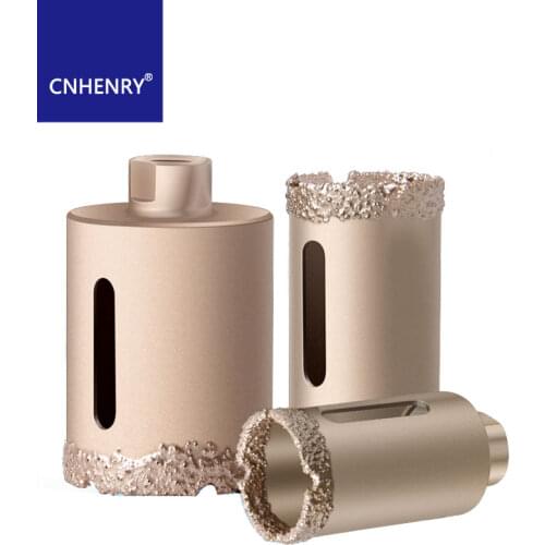 Dry Diamond Core Drill Bits M14 Thread Vacuum Brazed For Porcelain Tile Ceramic Granite Marble Stone Diamond Drill Bit