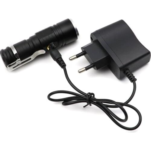 DC 4.2V 500MA 3.5mm Smart Charger EU US plug 18650 rechargeable battery travel Charger Power adapter for Flashlight flash torch