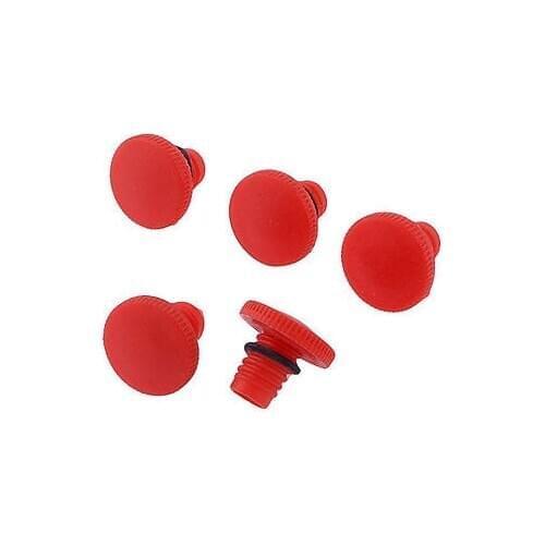 Air Compressor Spare Fittings 11mm Male Thread Plastic Oil Plug 5 Pcs