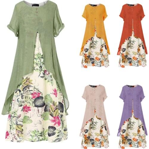 Yitonglian Loose Summer Dresses