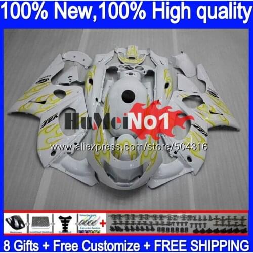 YZF 600R For YAMAHA Thundercat YZF-600R 39MC.25 YZF600R 2002 2003 2004 2005 2006 2007 96 02 03 04 05 06 07 Fairing Yellow flames