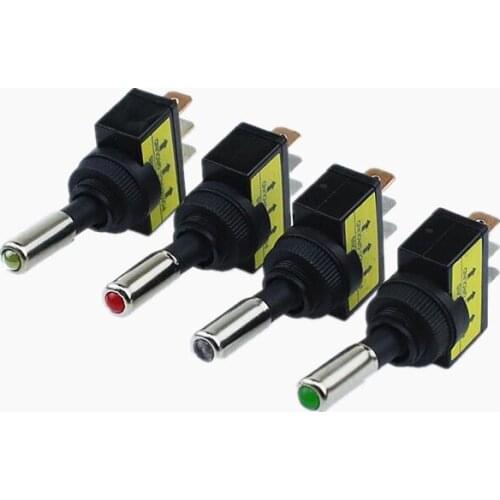 1PCS ASW-15D 12V 20A Car Auto LED Light Toggle Rocker Switch 3Pin SPST ON/OFF Sales for vehicles