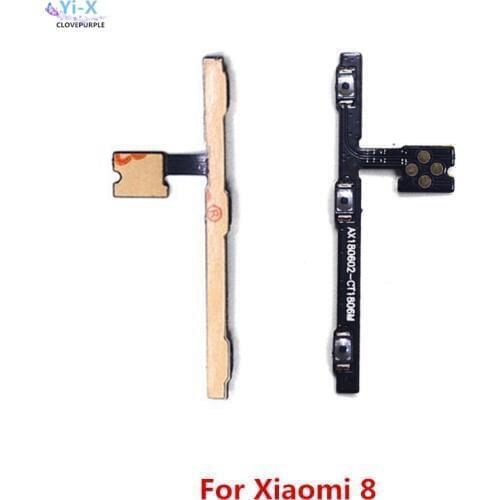 20PCS Power ON/ OFF Flex Cable For Xiaomi 8 /Mi8 /Mi 8 Volume Switch Button Flex Cable Replace Part