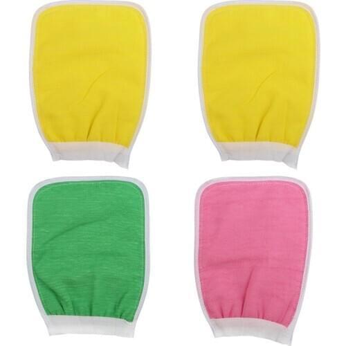4 Pcs Scrub Glove Bath For Peeling Exfoliating Mitt Glove Shower Scrub Gloves Resistance Body Massage Sponge A2