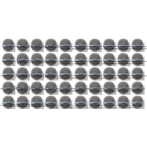 50 pcs New Replacement Ball Head Mesh Microphone Grille for Shure BETA58 BETA58A SM 58 SM58S SM58LC