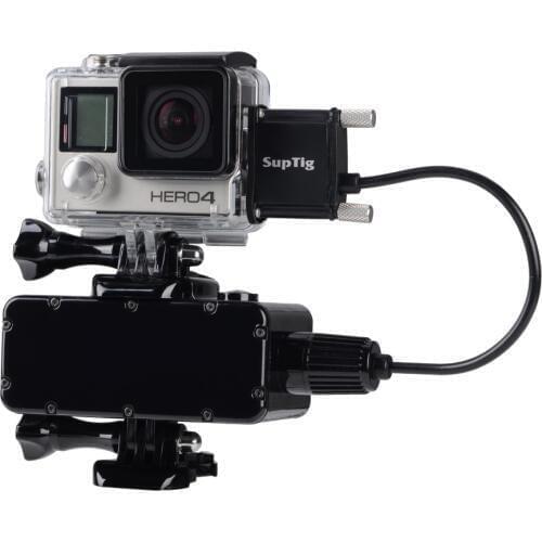 5200MA Waterproof Power Bank Battery Charger+Underwater Protective Housing Case Skeleton shell For Go Pro Hero4 hero3+3 Charging