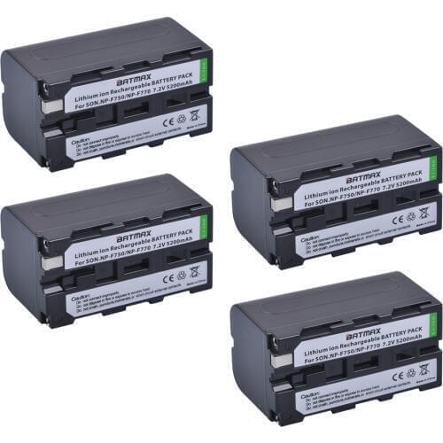 4X NP-F550 NP-F330 NP-F570 F750 F930 F950 Battery for Sony CCD-TR716 TR818 CCD-RV100 CCD-RV200 CCD-SC5 CCD-SC9 CCD-TR1 CCD-TR215