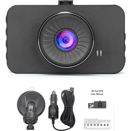 HD 1080P Car DVR Dashboard Camera 2.0 Inch IPS LCD Screen 130 Wide Angle Lens G-Sensor Motion Detection Dashcam Video Recorder
