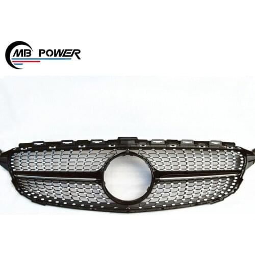 C CLASS W205 Diamond auto grill for W205 C450 c200 c180 C260 grille
