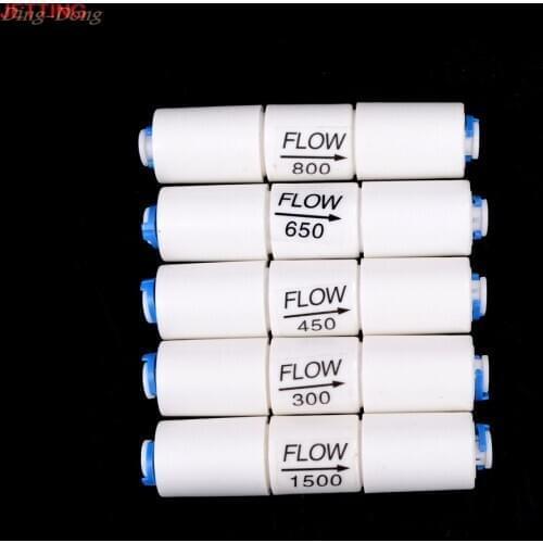 Water Filter Parts RO Flow Restrictor 300CC-1500CC With 1/4" Hose Quick connection Reverse Osmosis Machine