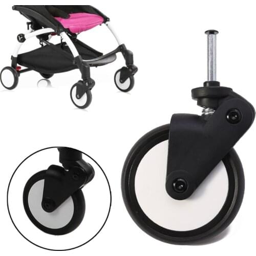 Baby Strollers Back Wheels Pushchair Rubber Wheel Kids Stroller Accessories