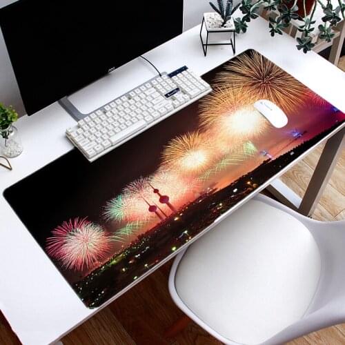 Gaming Mouse Pad Beautiful night sky Large Mousepad Gamer Accessories XXL Anti-slip Natural Rubber PC Computer Keyboard Desk Mat