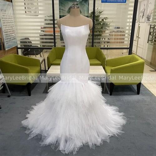 Свадебные платья силуэта русалка MaryLeeBridal China At AliExpress