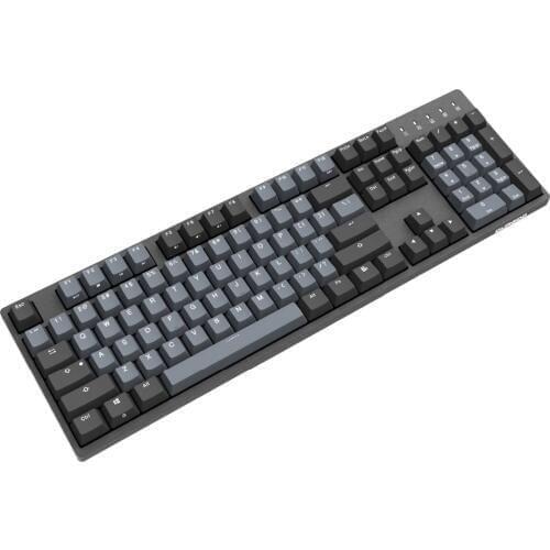 DURGOD 104 Keys Mechanical Keyboard [Cherry Switches] PBT Double-shot Keycaps Type C Wired for Gamer/Typist/Office-QWERTY-Layout