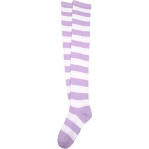 Vogue Women Thigh High Striped Over the Knee Cotton Stockings